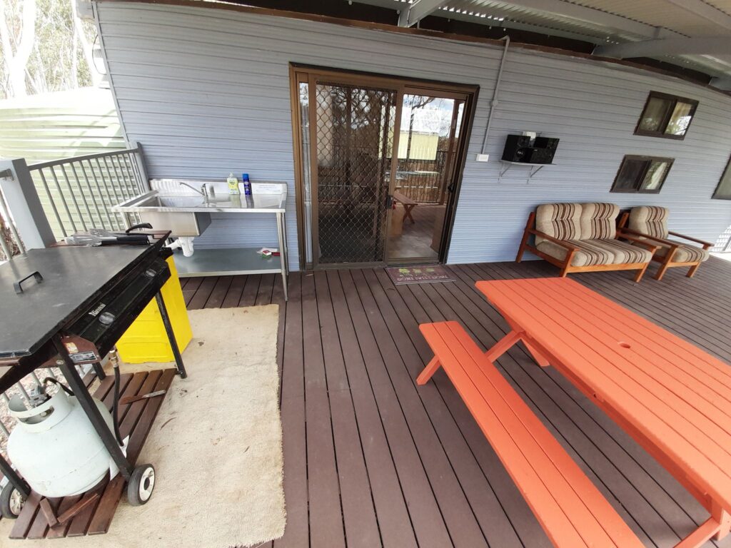 Deck and entrance
